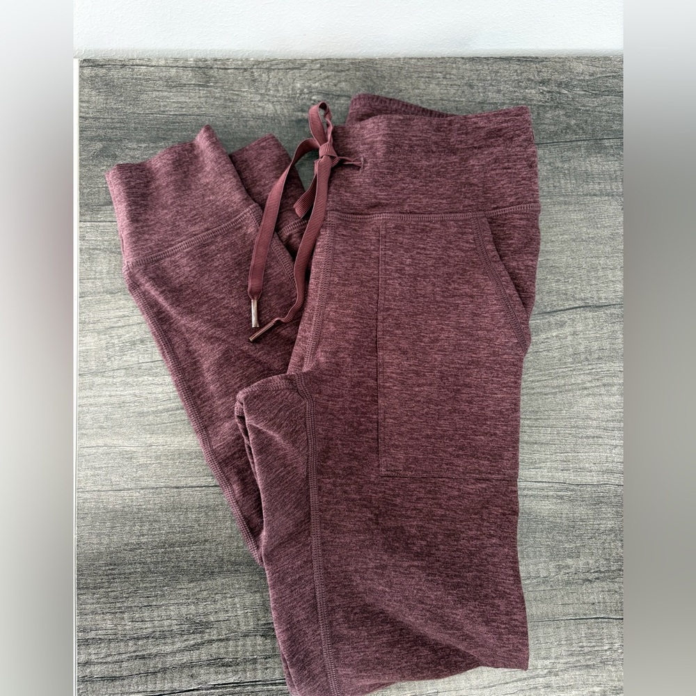 aerie Women's Maroon Drawstring Joggers